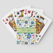 Jeu De Cartes Thème Mood Fleurs Abstraites (dos)