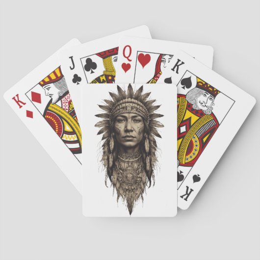 Jeu De Cartes Threads tribaux (dos)