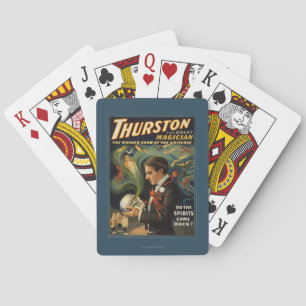 Jeu De Cartes Thurston le grand magicien jugeant le crâne
