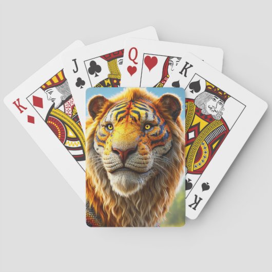 Jeu De Cartes Tiger Art (dos)