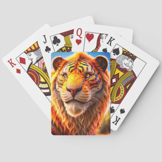 Jeu De Cartes Tiger Art (dos)