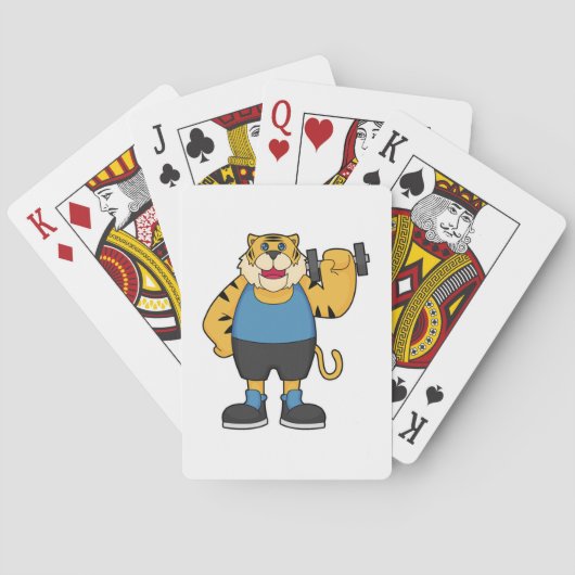 Jeu De Cartes Tiger Fitness Dumbbell (dos)