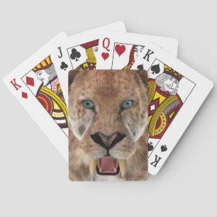 Jeu De Cartes Tigre à dents de sabre ou Smilodon