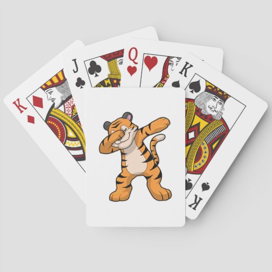 Jeu De Cartes Tigre à Hip hop Dance Dab (dos)