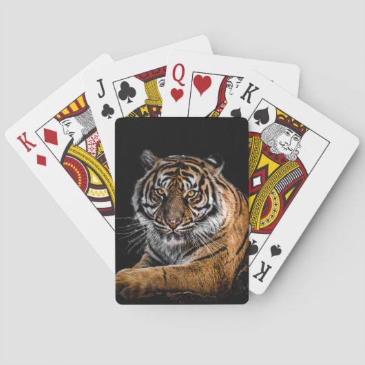 Jeu De Cartes Tigre animal sauvage de la Jungle (dos)