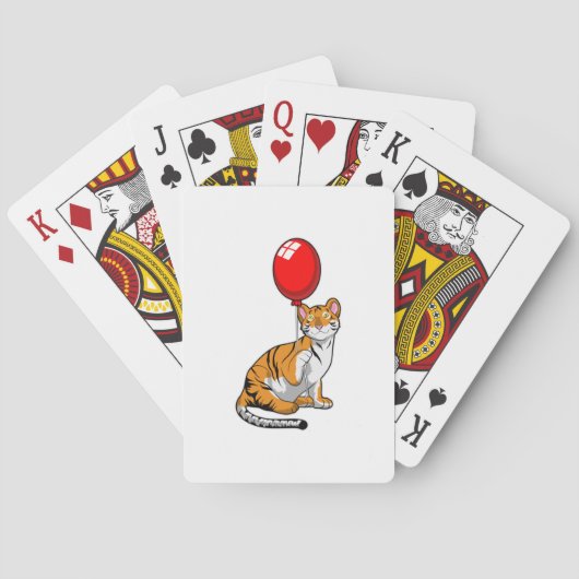 Jeu De Cartes Tigre avec ballon (dos)