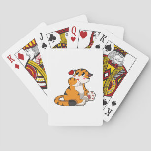 Jeu De Cartes Tigre avec coeur