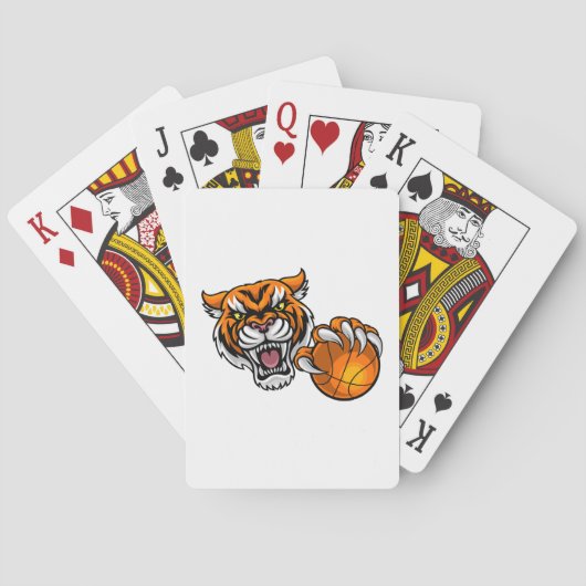 Jeu De Cartes tigre avec une balle (dos)