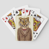 Jeu De Cartes Tigre dans l'usage de soirée (dos)