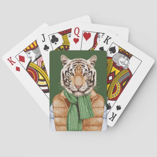 Jeu De Cartes Tigre de gilet (dos)