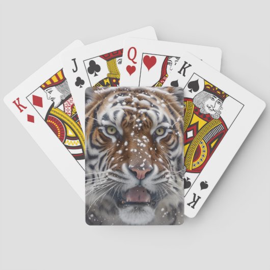Jeu De Cartes Tigre de Sibérie (dos)