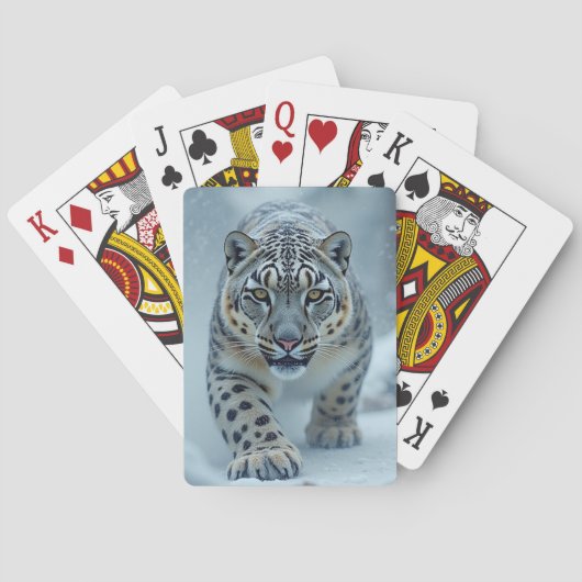 Jeu De Cartes Tigre des neiges (dos)