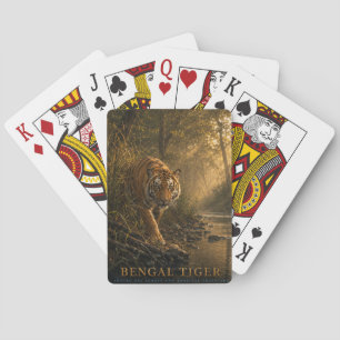 Jeu De Cartes Tigre du Bengale Forêt de Sal ANIMAUX