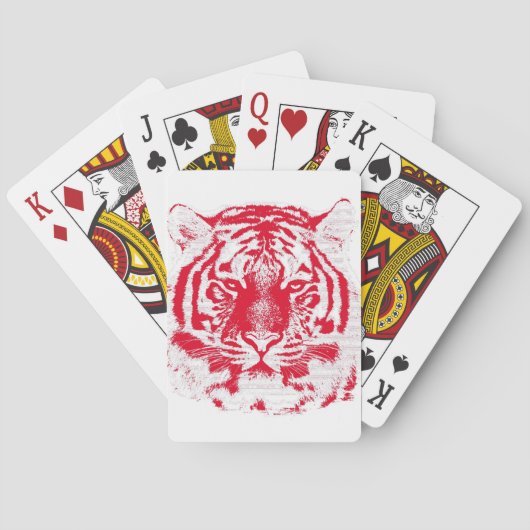 Jeu De Cartes Tigre Face (dos)