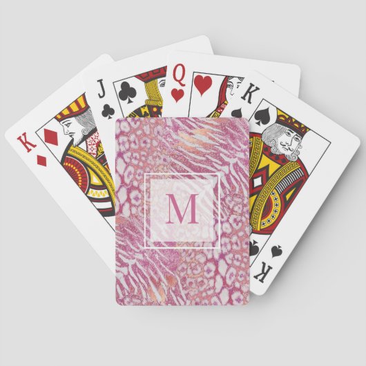 Jeu De Cartes Tigre léopard tendance (dos)