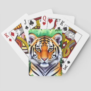 Jeu De Cartes Tigreau botanique audacieux