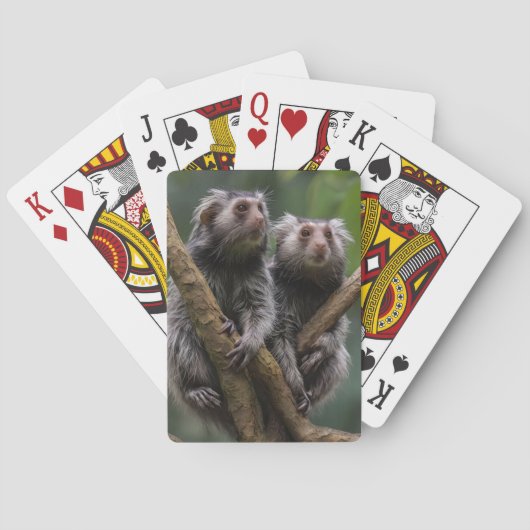 Jeu De Cartes Tiny Marmoset Titans Parmi les Branches, (dos)