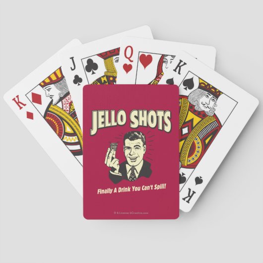 Jeu De Cartes Tirs de Jello : Boisson que vous ne pouvez pas (dos)