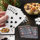 Jeu De Cartes Tissu Tapa Fidji Imprimer Cartes de Jeu (In Situ)