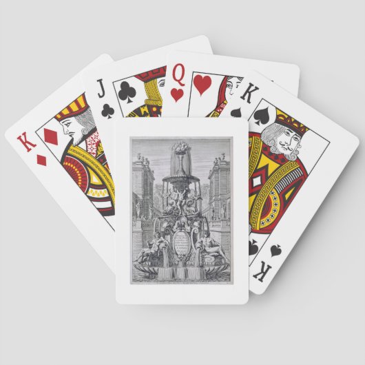 Jeu De Cartes Title page from 'Fountain and Waterjet in the Ita (dos)