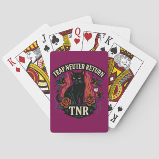 Jeu De Cartes TNR Rockabilly Trap Neuter Retourner Tat Vintage