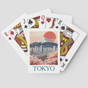 Jeu De Cartes Tokyo Rétro Japon Voyage Vintage