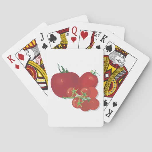 Jeu De Cartes Tomates rouges mûres (dos)