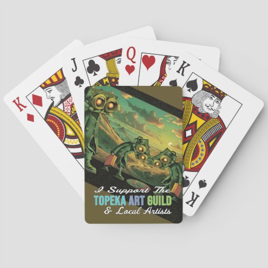 Jeu De Cartes Topeka Art Guild Classic Playing Cards (dos)
