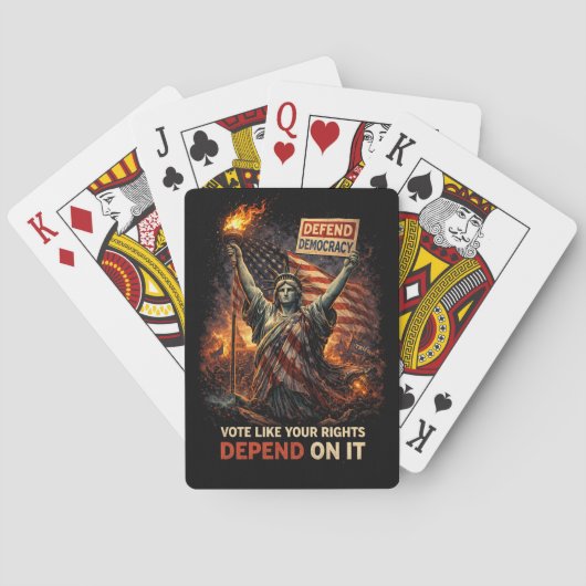 Jeu De Cartes Torch of Democracy (dos)