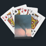 Jeu De Cartes Tornade<br><div class="desc">Une tornade dangereuse ou "tornade" se déverse dans l'Oklahoma et est filmée par des chasseurs d'orages du Laboratoire national des tempêtes violentes de NOAA. Ce tornade a un nuage de poussière et de débris qui se forme à la surface du sol dans la ruelle tornade.</div>