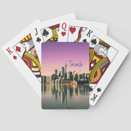 Jeu De Cartes Toronto Capital Ontario Canada City Skyline (dos)