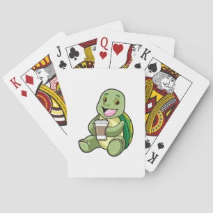 Jeu De Cartes Tortue avec Shell & Café à aller