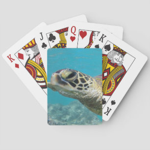 Jeu De Cartes Tortue verte d'Hawaii