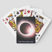 Jeu De Cartes Total éclipse solaire 2024 lune de soleil (dos)