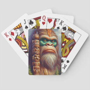 Jeu De Cartes Totem amérindien de Bigfoot