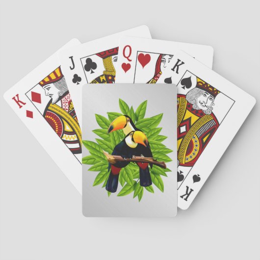 Jeu De Cartes Toucan Duo Argent (dos)