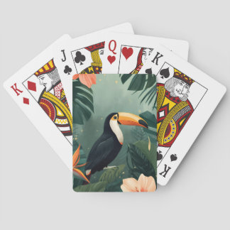 Jeu De Cartes Toucan Muse Tropical Botanical Playing Cards