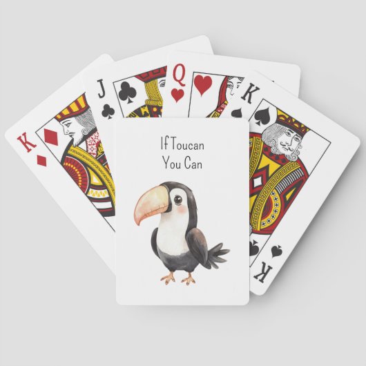 Jeu De Cartes Toucan noir   (dos)