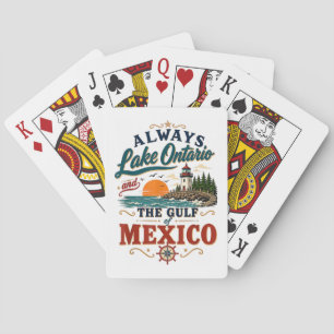 Jeu De Cartes Toujours le lac Ontario et le golfe du Mexique