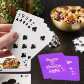 Jeu De Cartes Toujours une reine d'abeille violet (In Situ)