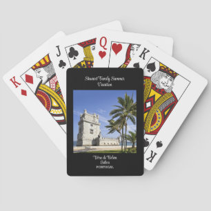 Jeu De Cartes Tour Belém photo près du fleuve Tage, Lisbonne