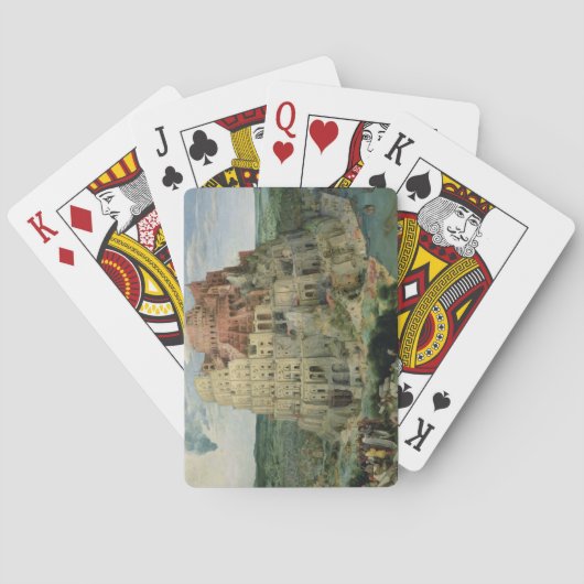 Jeu De Cartes Tour de Babel, 1563 (huile sur panneau) (dos)
