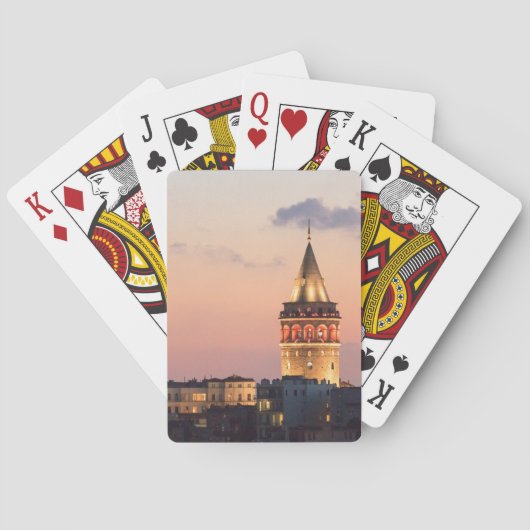 Jeu De Cartes Tour de Galata, Istanbul (dos)