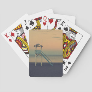 Jeu De Cartes Tour de la plage Rétro Garde-vie Sunset Photo