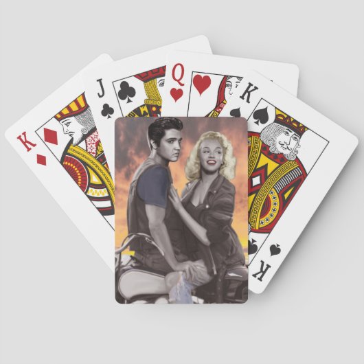 Jeu De Cartes Tour du coucher du soleil (dos)