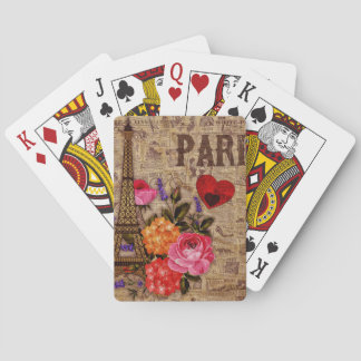 Jeu De Cartes Tour Eiffel Vintage
