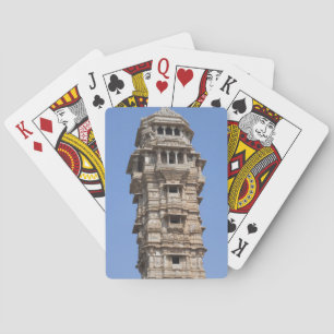 Jeu De Cartes Tour Victoria dans le Fort Chittorgarh, Inde