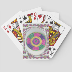 Jeu De Cartes Tourbillon traditionnel en plaque tissée