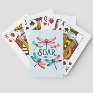 Jeu De Cartes Tourner haut - libellule artistique