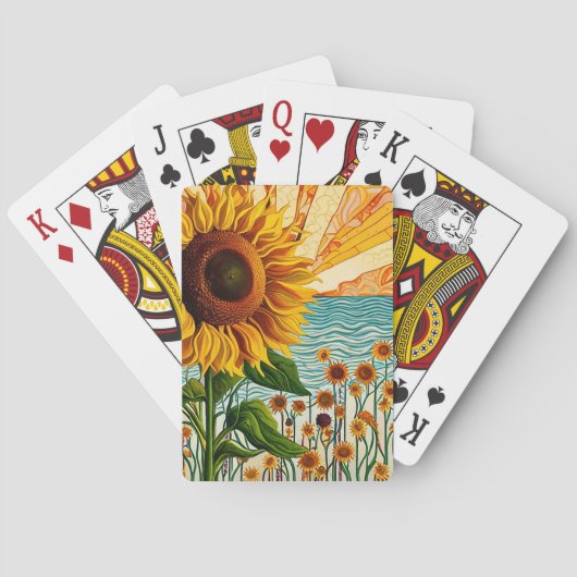 Jeu De Cartes Tournesol (dos)